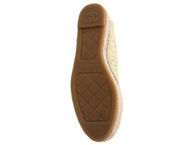 Chanel Espadrilles Gelb Stoff Größe 41 - Ansicht 7
