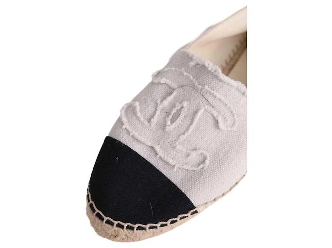 Chanel Espadrilles Beige Stoff Größe 41 - Ansicht 4
