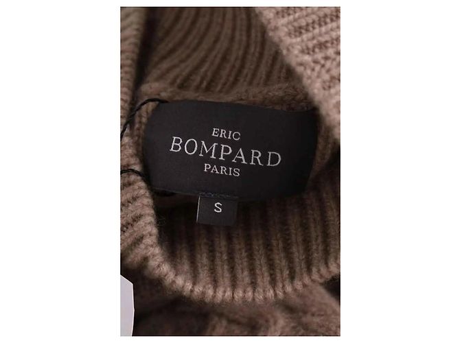 Vestido Eric Bompard de cashmere bege - vista 5