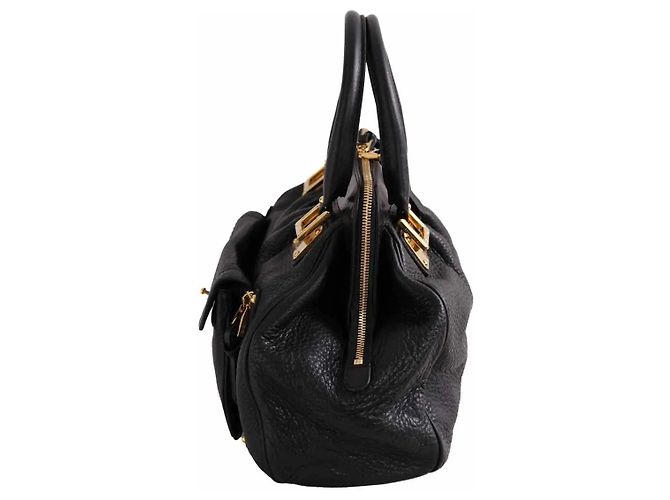 Borsa tote Barbara Bui in pelle nera Nero - vista 3
