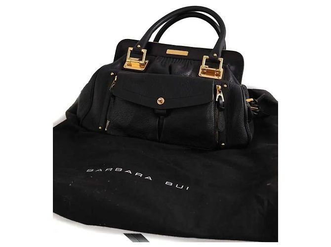 Borsa tote Barbara Bui in pelle nera Nero - vista 7