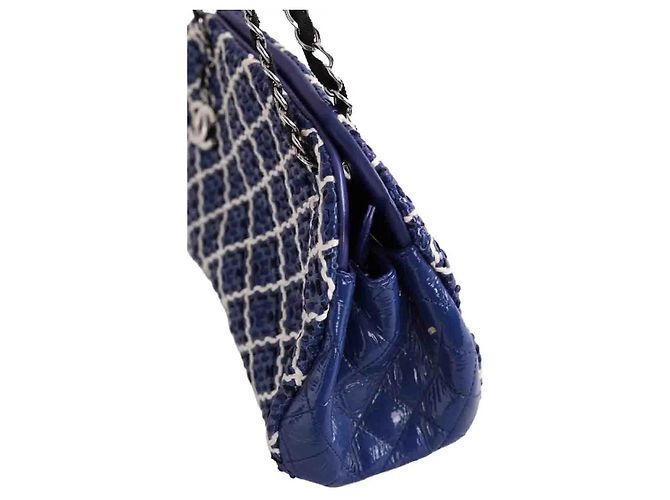 Chanel borsa a tracolla Just Mademoiselle blu - vista 2