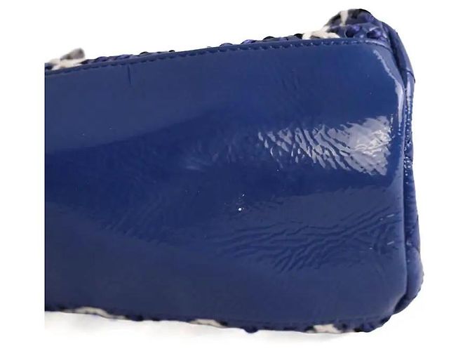 Chanel borsa a tracolla Just Mademoiselle blu - vista 5