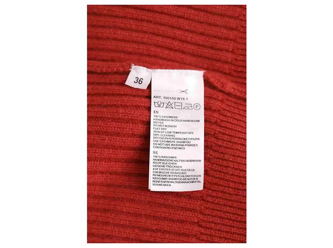 Autre Marque Jersey de cashmere rojo Repeat Roja - vista 6