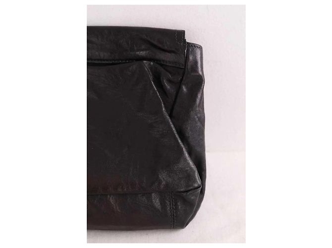 Clutch Chloé em couro preto - vista 5