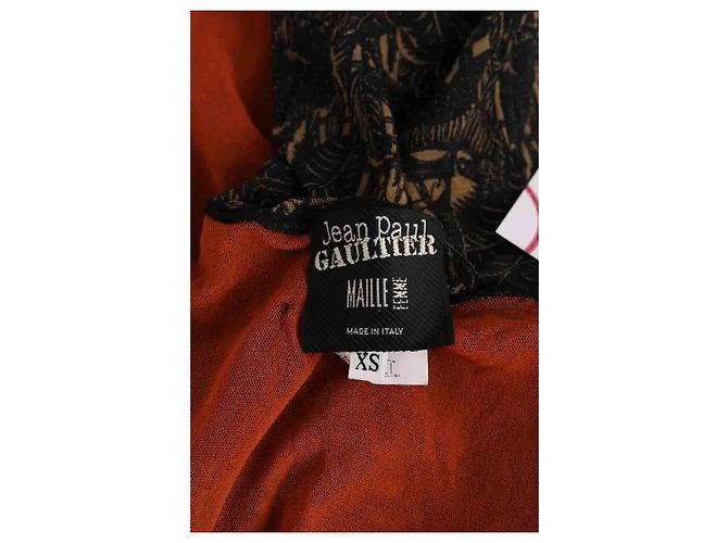 Jean Paul Gaultier Schwarzes Top - Ansicht 5