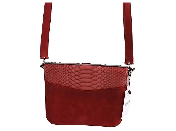 Borsa a tracolla Barbara Bui in pelle rossa Rosso - vista 4