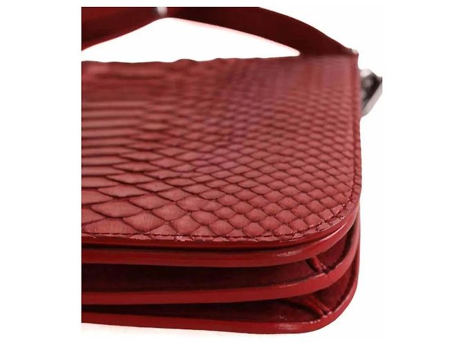 Borsa a tracolla Barbara Bui in pelle rossa Rosso - vista 5