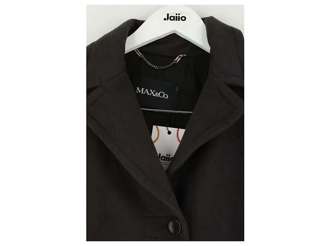 Max & Co Peacoat aus Wolle anthrazit Anthrazitgrau - Ansicht 2