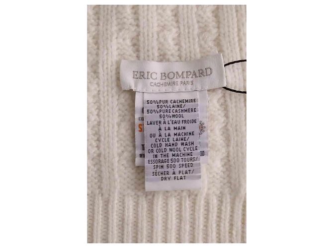 Écharpe Eric Bompard en cachemire beige - vue 3