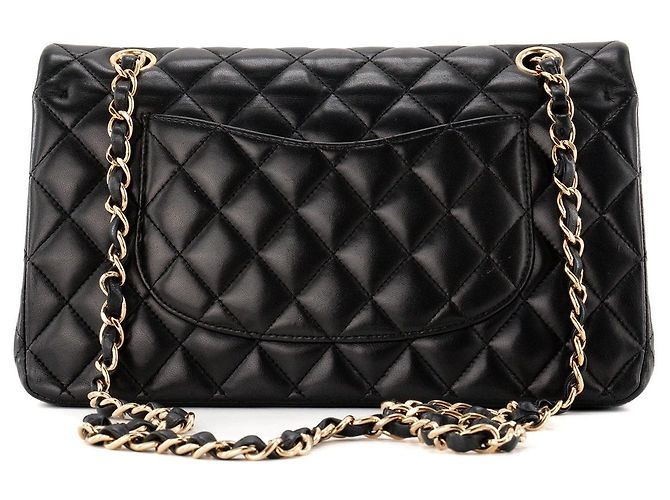 CHANEL - Borsa a tracolla Classique/Timeless 11.12 Chanel in pelle liscia nera Nero - vista 3