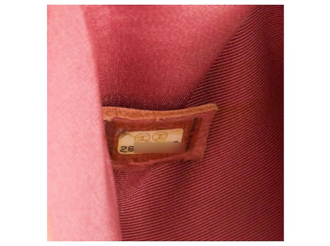 CHANEL - Borsa a tracolla Boy Chanel in pelle caviar rosa - vista 10