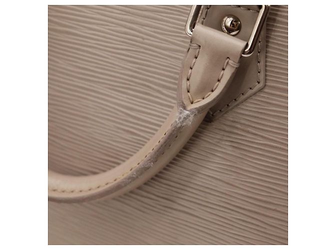 Borsa Louis Vuitton Alma BB in pelle Epi taupe - vista 12