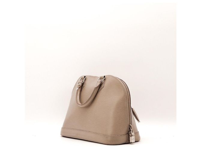 Borsa Louis Vuitton Alma BB in pelle Epi taupe - vista 4