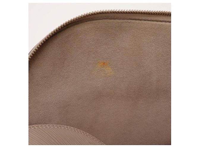 Borsa Louis Vuitton Alma BB in pelle Epi taupe - vista 8