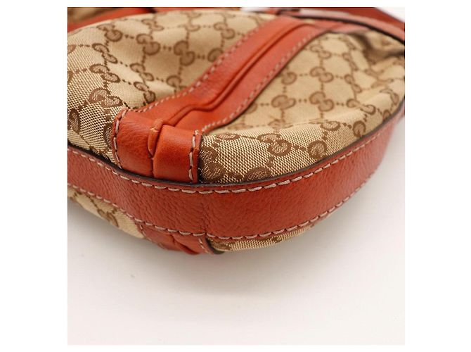 Gucci Hobo-Bag aus Monogramm-Canvas und Leder Braun - Ansicht 11