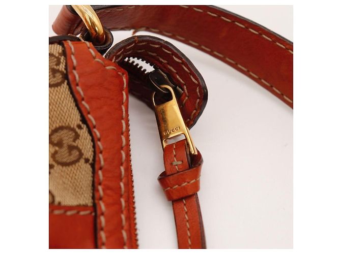 Gucci Hobo-Bag aus Monogramm-Canvas und Leder Braun - Ansicht 12