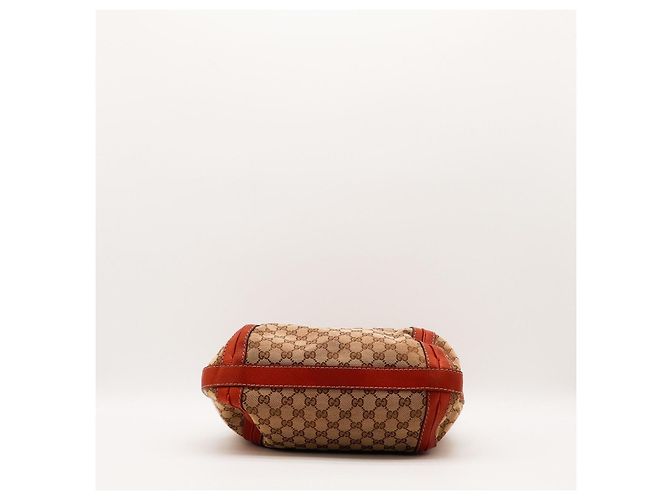 Gucci Hobo-Bag aus Monogramm-Canvas und Leder Braun - Ansicht 5