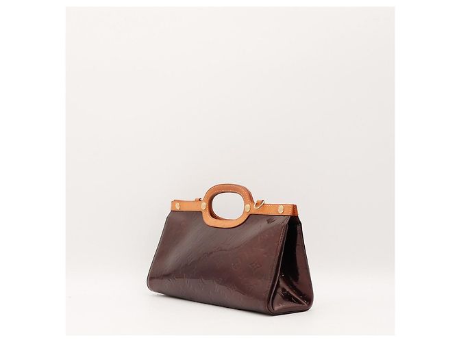 Borsa Louis Vuitton Monogram Vernis Wilshire PM Bordò - vista 2