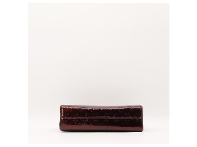 Borsa Louis Vuitton Monogram Vernis Wilshire PM Bordò - vista 5