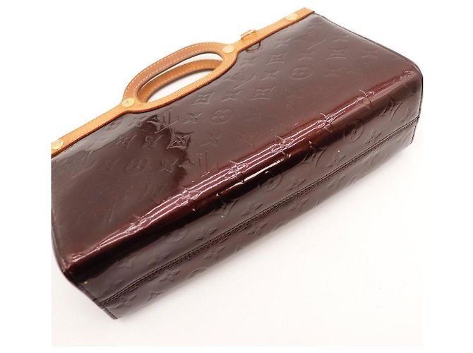 Borsa Louis Vuitton Monogram Vernis Wilshire PM Bordò - vista 6