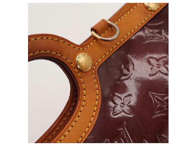 Borsa Louis Vuitton Monogram Vernis Wilshire PM Bordò - vista 9