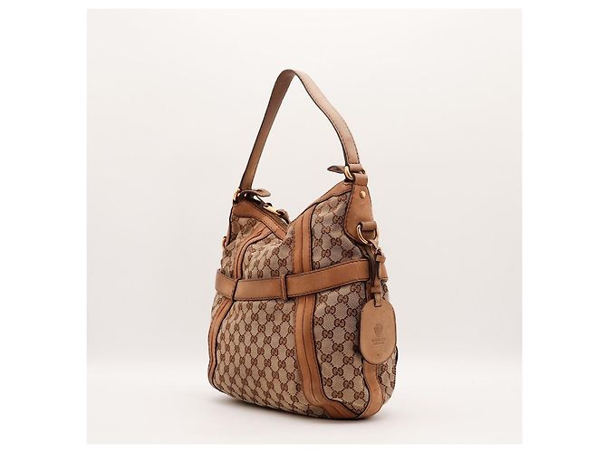 Gucci Hobo-Bag aus Monogramm-Canvas Braun - Ansicht 4