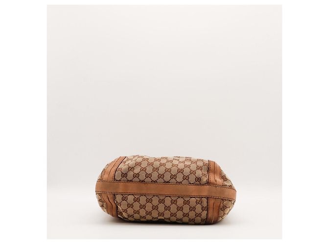 Gucci Hobo-Bag aus Monogramm-Canvas Braun - Ansicht 5
