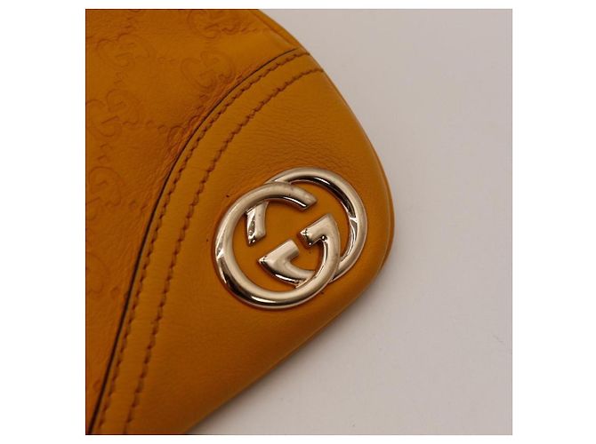 Borsa Hobo Gucci Guccissima in pelle Giallo - vista 7