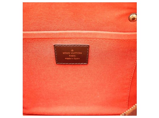 Borsa a mano Louis Vuitton Speedy 30 Damier Ebene Canvas Marrone - vista 6