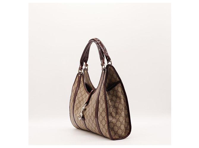 Borsa a tracolla monogram Gucci Marrone Monogramma - vista 2