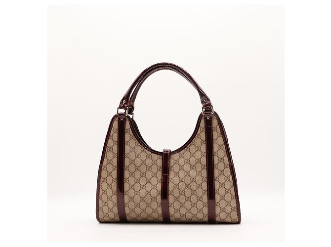Borsa a tracolla monogram Gucci Marrone Monogramma - vista 3
