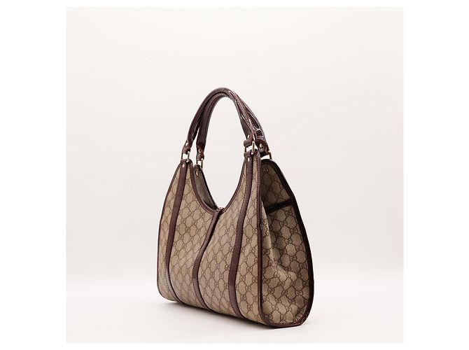 Borsa a tracolla monogram Gucci Marrone Monogramma - vista 4