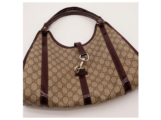 Borsa a tracolla monogram Gucci Marrone Monogramma - vista 6