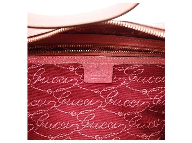 Borsa Hobo Gucci in tela monogram Rosa Beige - vista 7