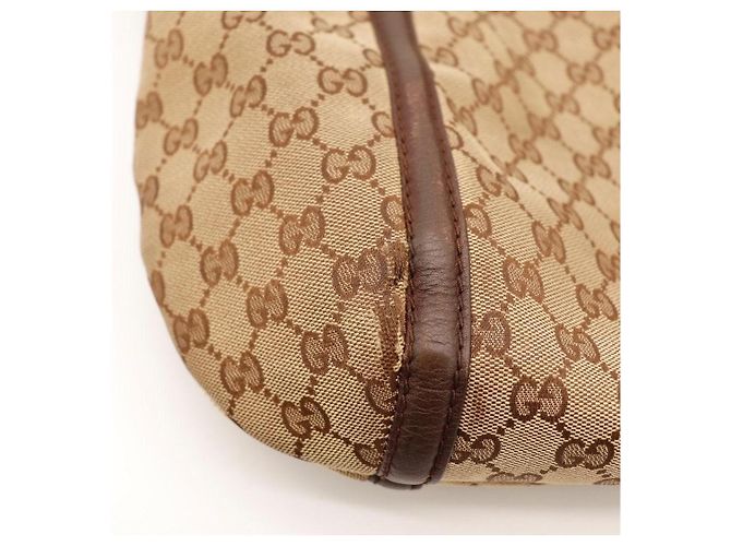 Borsa Hobo Gucci in tela monogram Marrone Monogramma - vista 12