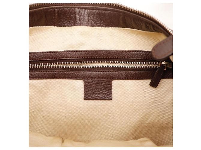 Borsa Hobo Gucci in tela monogram Marrone Monogramma - vista 8