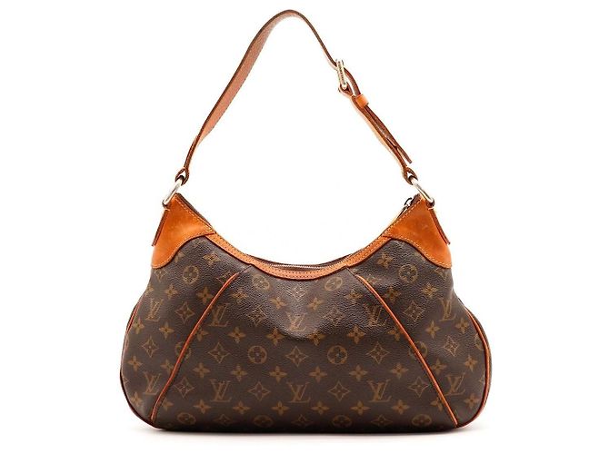 Borsa a tracolla Louis Vuitton Monogram Canvas Artsy MM Marrone - vista 3