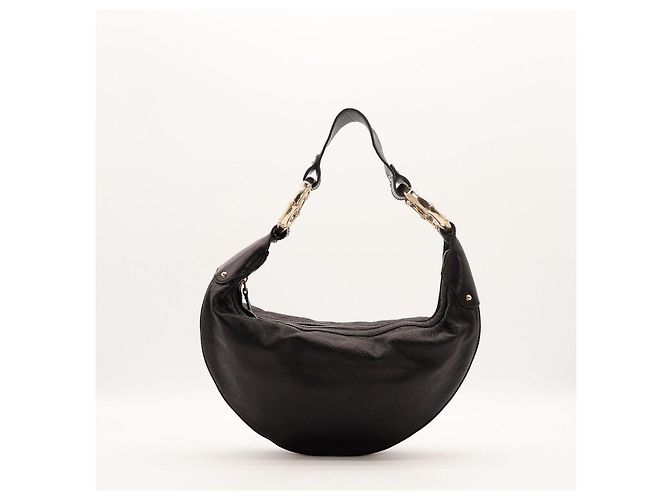 Borsa Hobo Guccissima in pelle nera Gucci Nero - vista 3