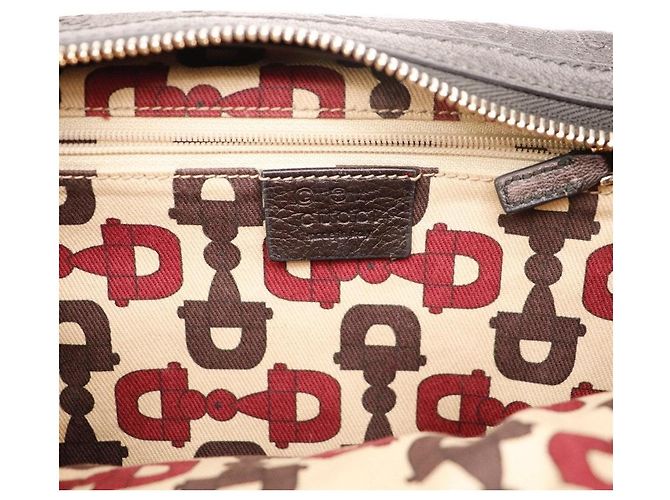 Borsa Hobo Guccissima in pelle nera Gucci Nero - vista 8