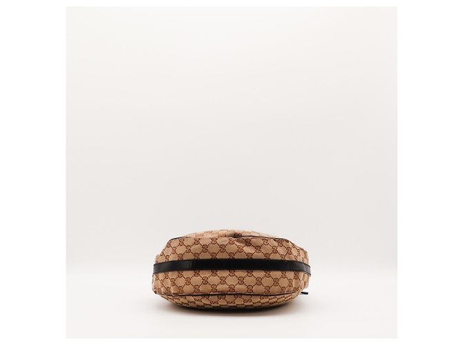 Borsa Hobo Gucci in tela monogramma Marrone - vista 5