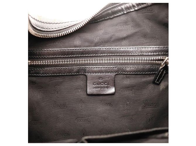 Borsa Hobo Gucci in tela monogramma Marrone - vista 8
