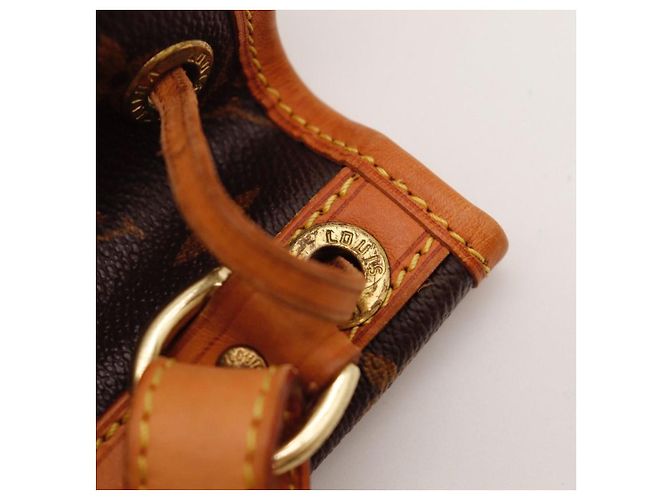 Sac seau Louis Vuitton Monogram Noe Marron Monogramme - vista 12