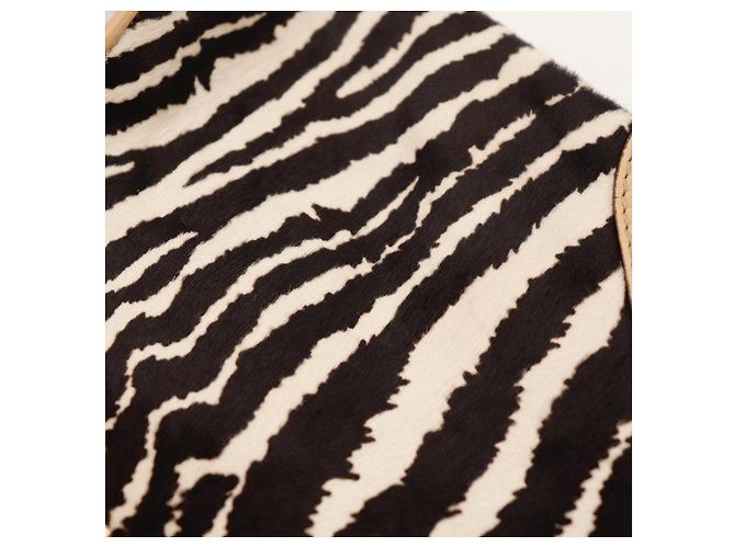 Gucci Schultertasche mit Zebra-Print Braun Zebra-druck - Ansicht 8