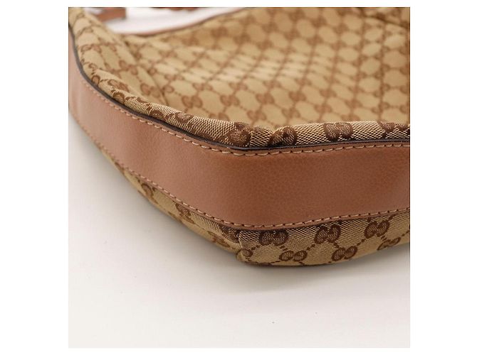 Bamboo Gucci Hobo-Bag aus Monogramm-Canvas Braun Beige - Ansicht 10