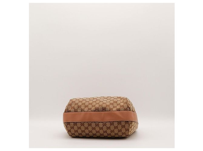 Bamboo Gucci Hobo-Bag aus Monogramm-Canvas Braun Beige - Ansicht 5