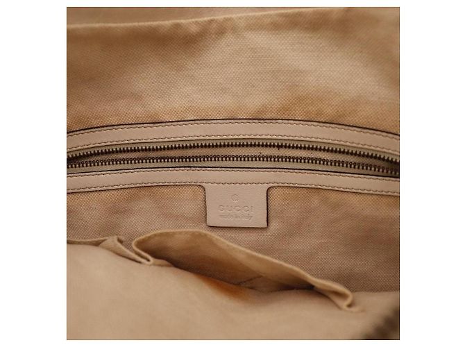 Borsa Hobo Gucci in tela monogram Marrone Beige - vista 8