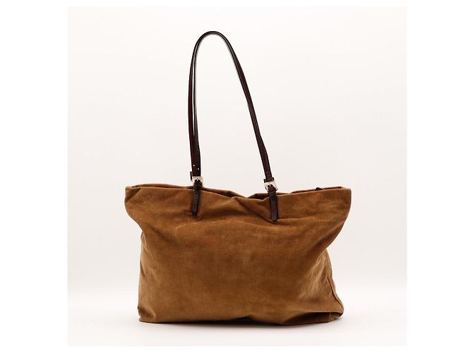Fendi Zucca Cord Tote Bag Braun - Ansicht 3