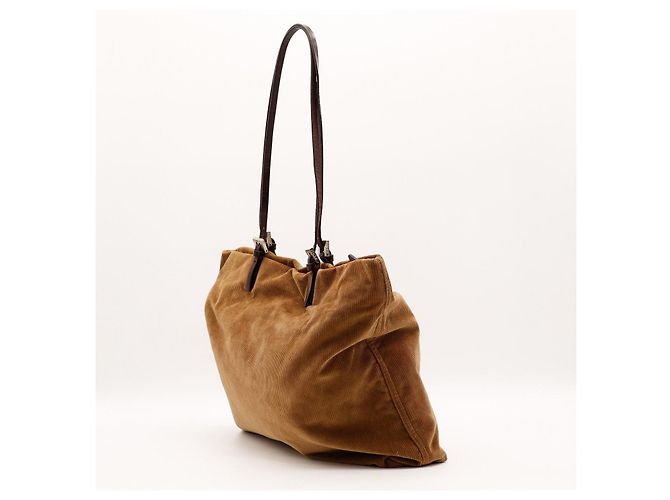 Fendi Zucca Cord Tote Bag Braun - Ansicht 4
