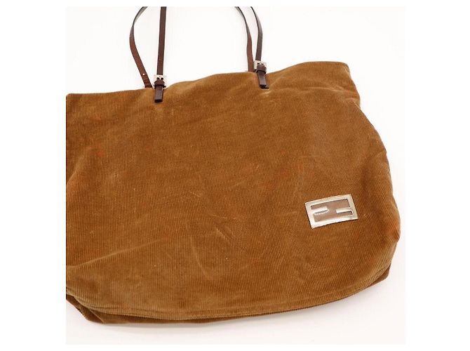 Fendi Zucca Cord Tote Bag Braun - Ansicht 6